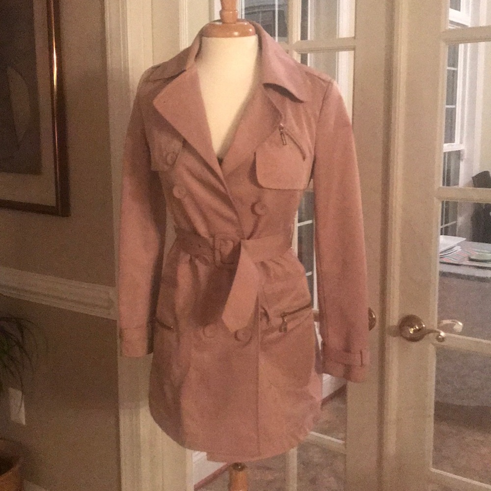 Light pink Guess Trench Jacket